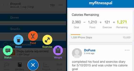 Diary of a fat man: MyFitnessPal (the training wheels are off)