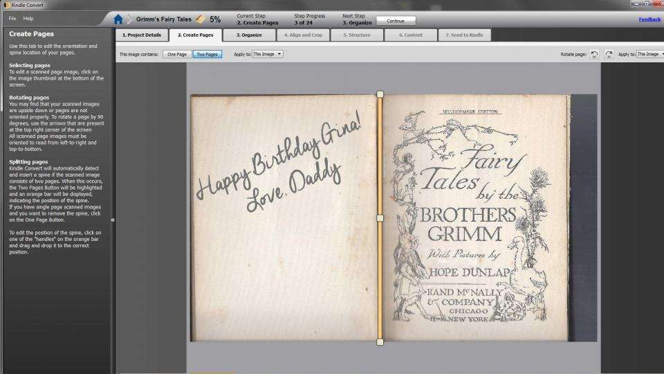 Kindle Convert: turn paper books into eBooks (the hard way)