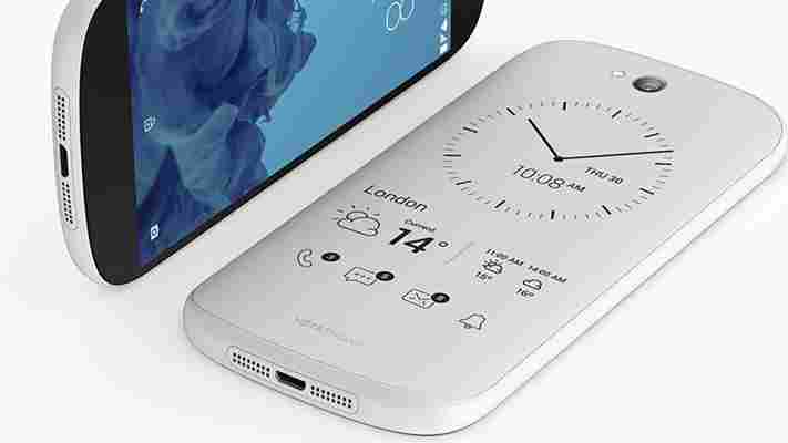 YotaPhone’s white dual-screen, e-ink-packing smartphone brings a price drop and new widgets